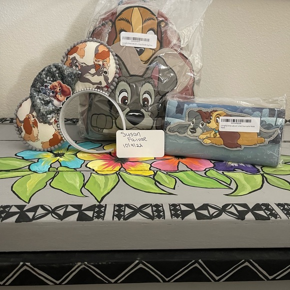 Loungefly Lady and the Tramp backpack - Picture 1 of 1